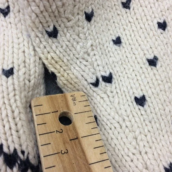 Polo Ralph Lauren Shawl Collar Sweater Mens L Reindeer Nordic Fair Isle Angora - Picture 11 of 15